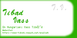 tibad vass business card